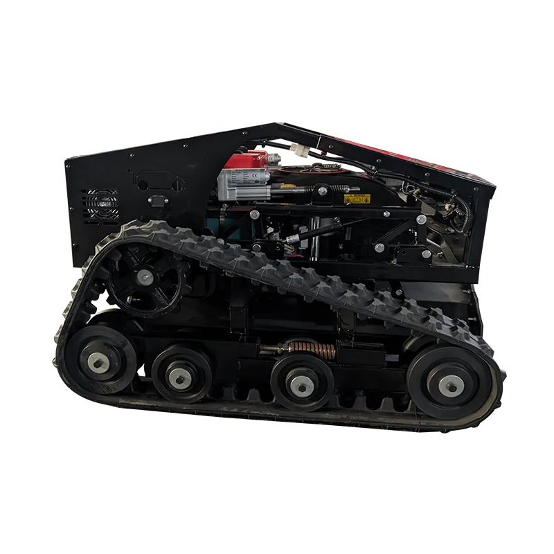 Самоходный сельскохозяйственный садовый измельчитель для газона на гусеничном