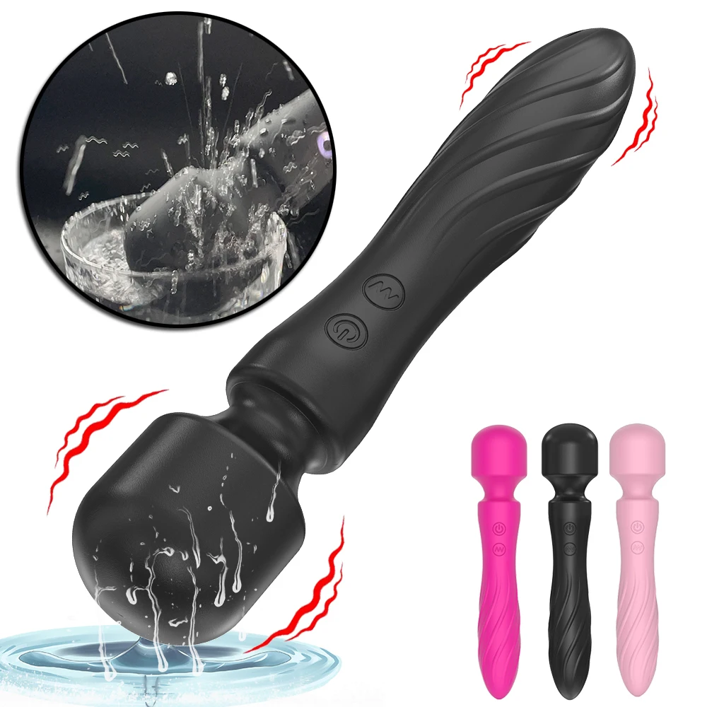 powerful  Wand Vibrator Big Heads AV Body Massager G Spot Clitoris Stimulator Adult Sex Toys for Woman Female Masturbator