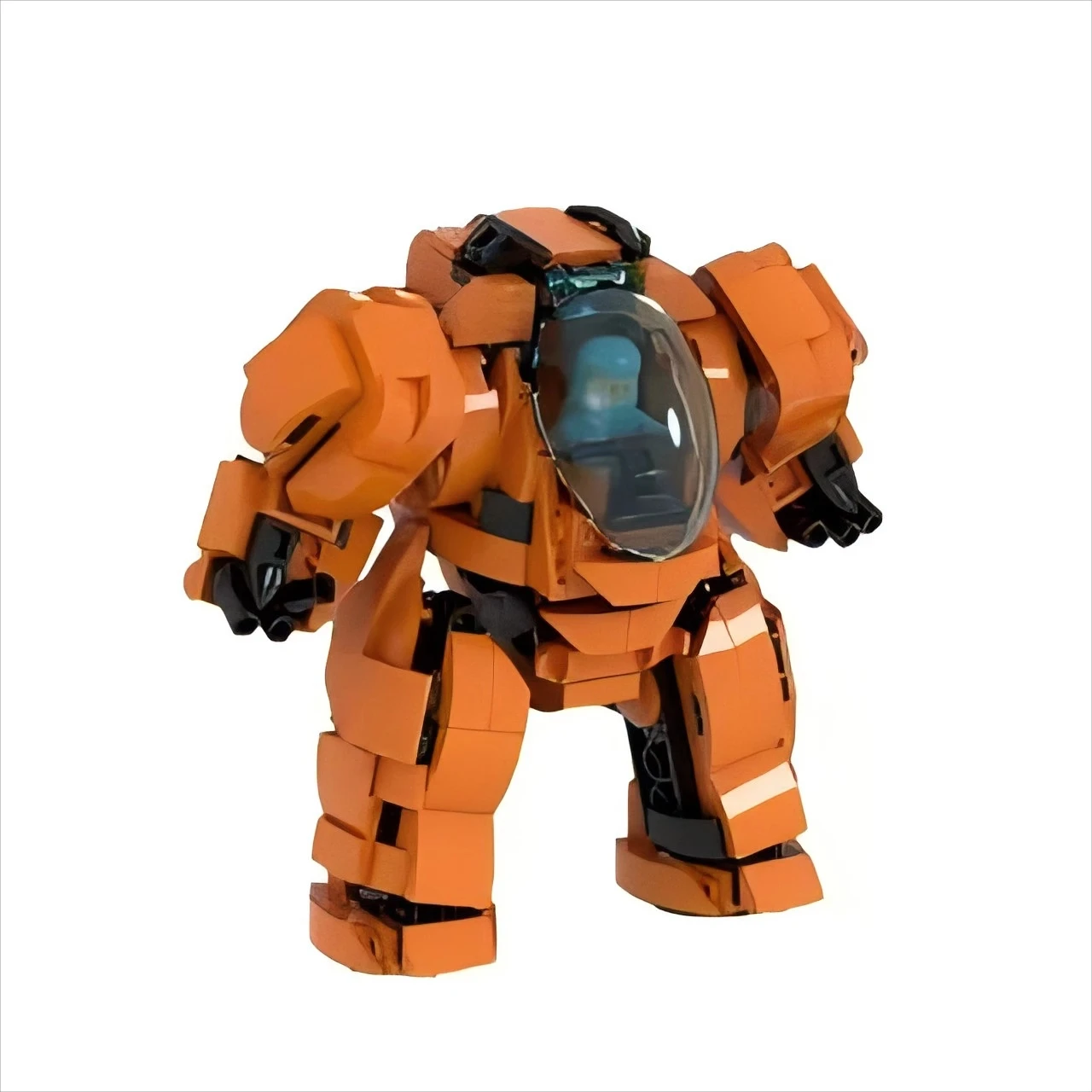 Детский творческий мини-робот-модель оранжевый мускул мужской робот набор
