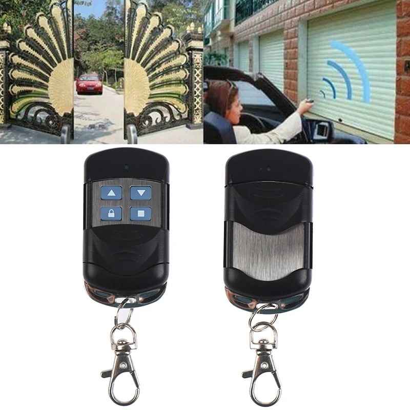 

1PC Universal 4 Buttons Gate Garage Door Opener Remote Control 433MHZ Clone Fixed Learning Code For Gadgets Car Gate Garage Door