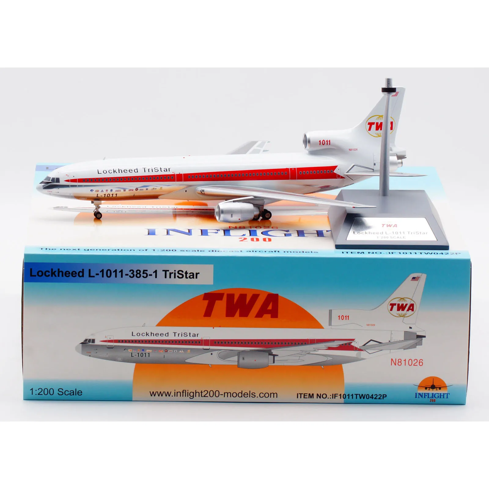 

Модель самолета IF1011TW0422P N81026, модель самолета из сплава с коллекционным самолетом, подарок, летательный аппарат в подарок,