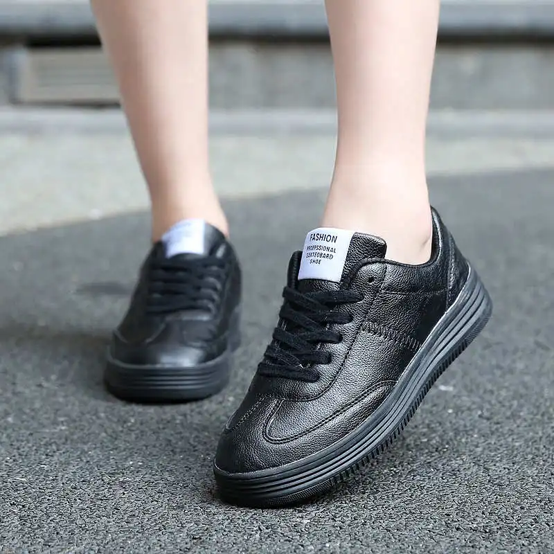 

Белые кроссовки, Женская Повседневная теннисная женская спортивная обувь на платформе, беговые кроссовки, женская спортивная обувь для тен...