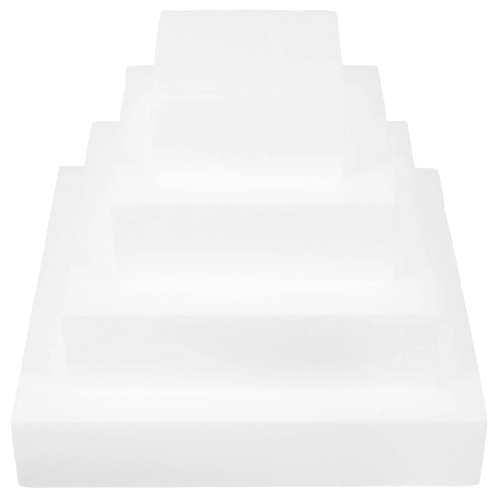 

Cake Dummy Foam Polystyrene Styrofoam Tier Display Fondant Window Model Shapes Square Circles Set Molds Practice Fake