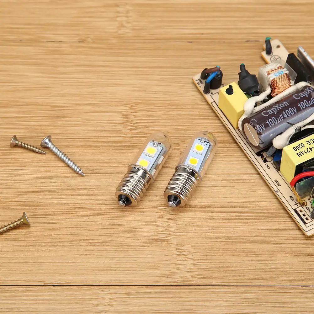 

E14 Mini Energy Saving Refrigerator Light AC220-240V 2W Freezer LED Lamp Bulb for Household Office Lighting Accessories