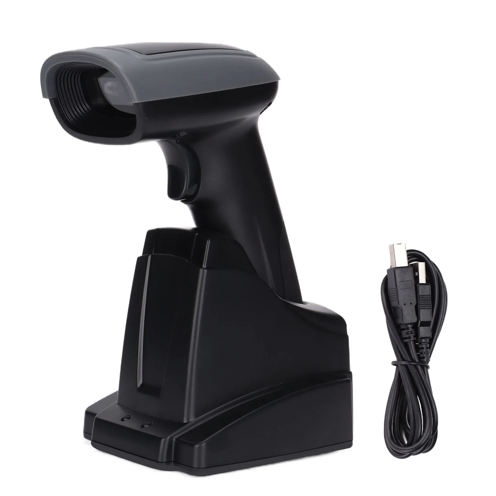 

Barcode Scanner 2.4G USB2.0 Ergonomic Stable Accurate Plug and Play Fast QR Code Scanner for Store Shop Market