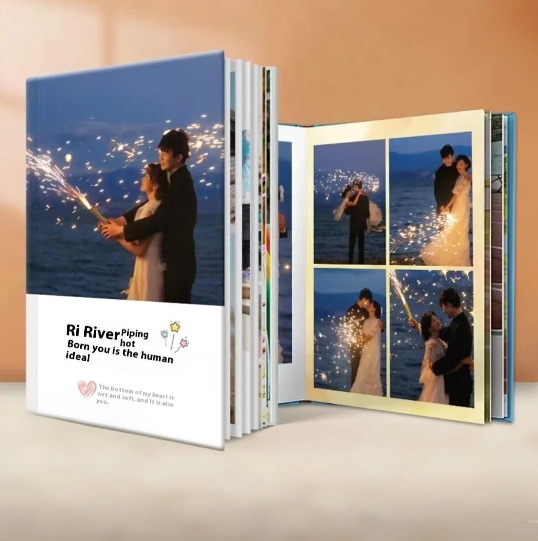QIAds Фотокнига Индивидуальные фотографии Сделайте книгу для пары подруги ребенка