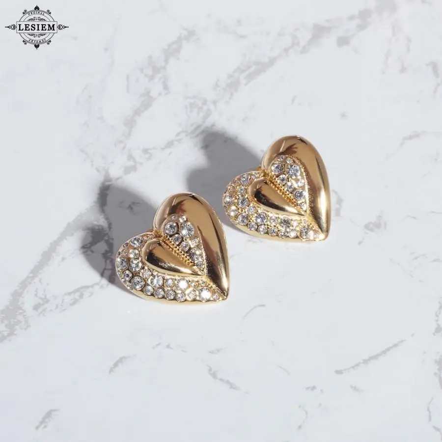 LESIEM 2024 новые хитовые женские серьги-гвоздики с PVD-покрытием вакуумным покрытием