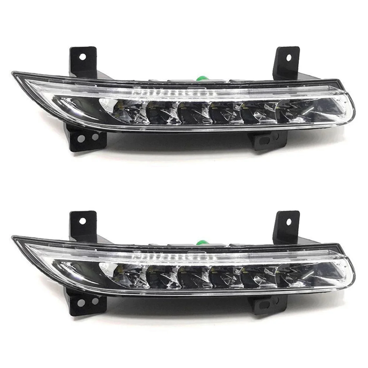 

2X Car Front Right LED DRL Fog Light for Renault Fluence 2014+ Auto Driving Lamp Daytime Running Light Bumper Lamp