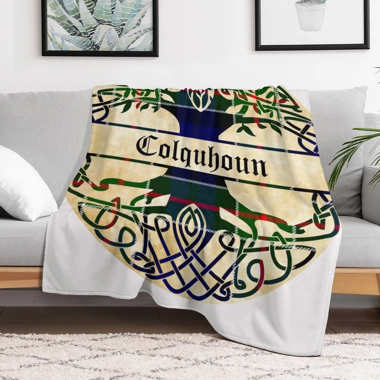 Одеяло из шотландского татарского дерева жизни забавный подарок