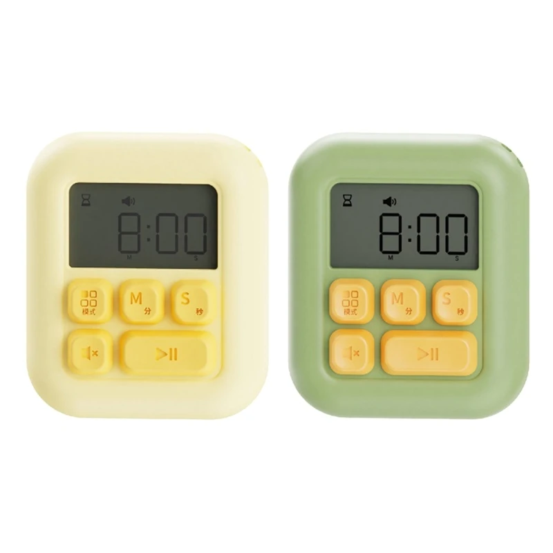 

Countdown Reminder Magnetic Digital Alarm Clock for Cooking Baking Time-Manager Timer Clock with Display Stopwatch