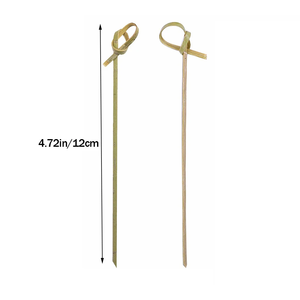 

Одноразовые палочки для фруктов, десерты, зубочистки для суши, декоративные скрученные концы, бамбуковые палочки