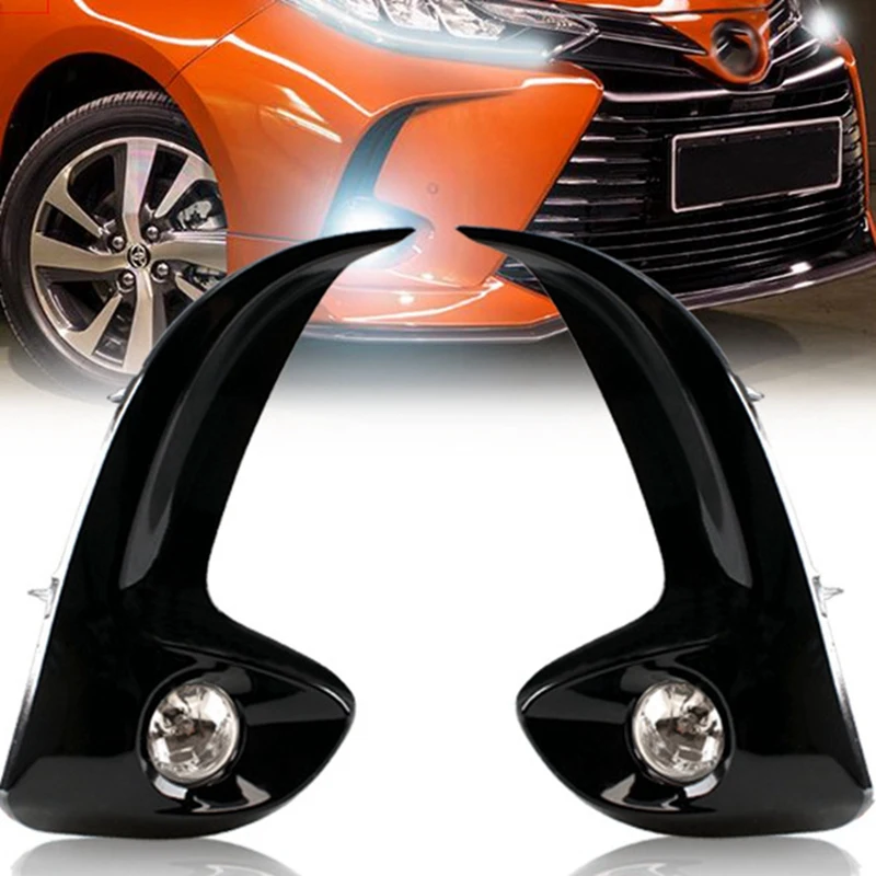 

Pair Halogen Fog Lamp Daytime Running Light Cable with Relay Assembly for Toyota Yaris Vios 2020 2021