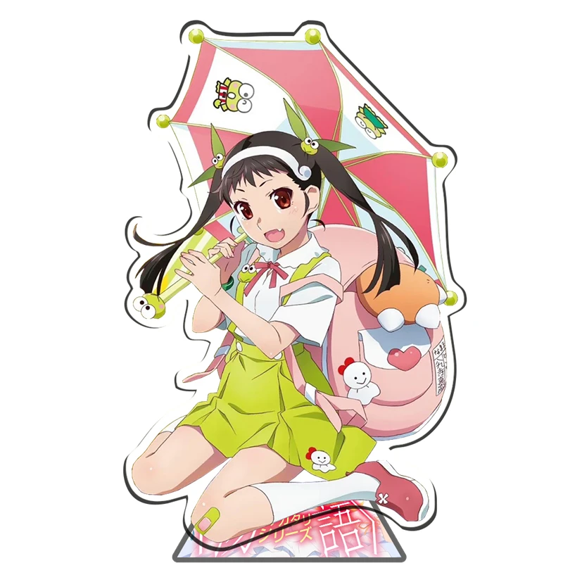 Фото Аниме Tsukimonogatari акриловая фигурка-подставка Monogatari (серия) персонаж Sengoku Nadeko Araragi Koyomi Creative 15 см №5