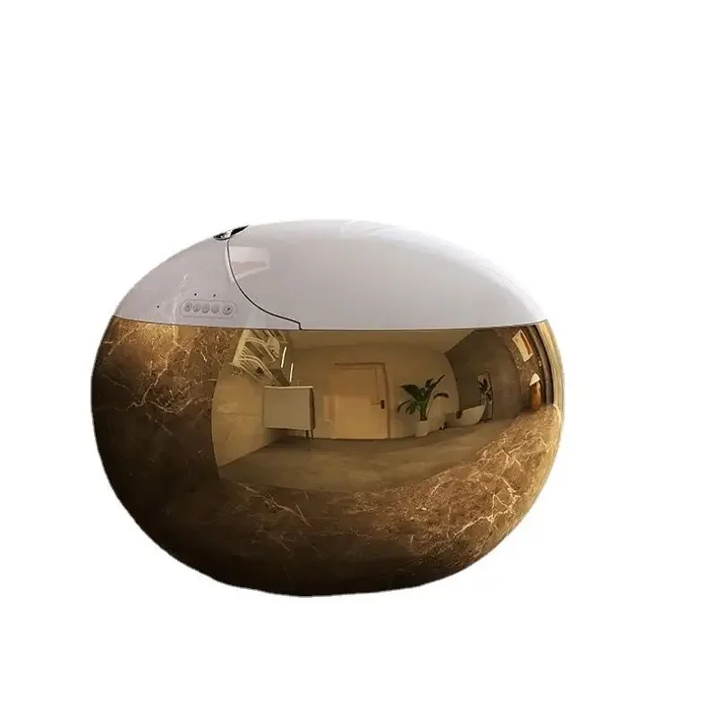 Inodoro inteligente с керамической поверхностью lujoso электрошапка под золото