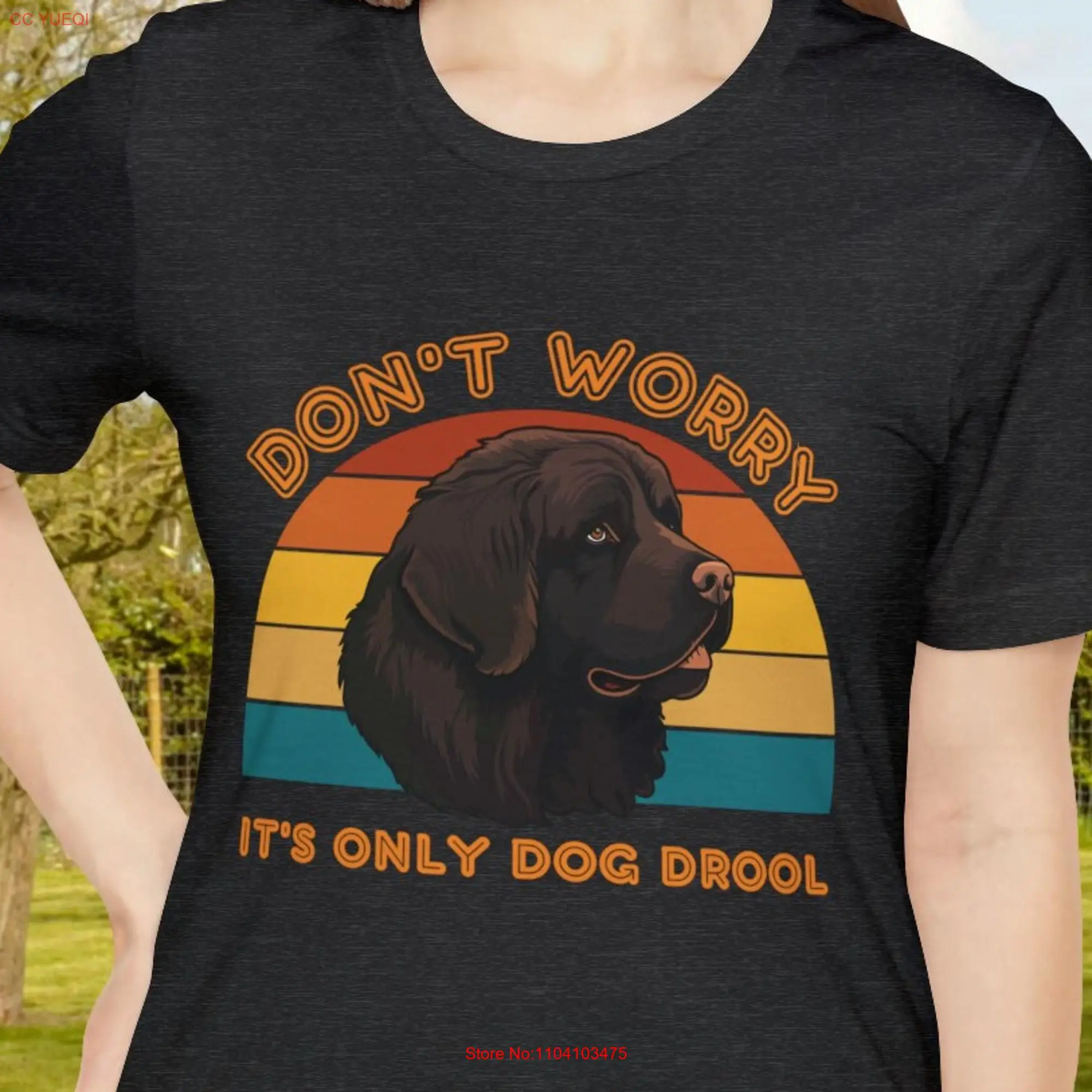 Футболка с забавной собакой для любителей Newfie Mom Dad милые длинные или короткие