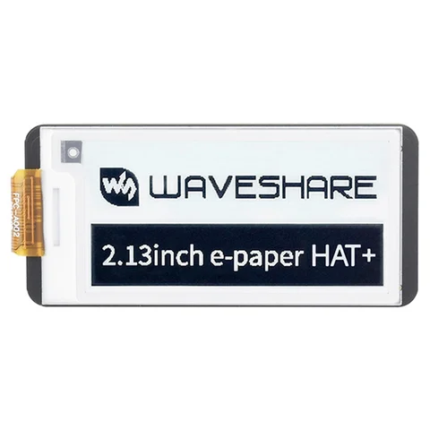 Дисплей Waveshare с 2,13-дюймовым дисплеем на основе электронных чернил HAT + Электронная бумага 250x122