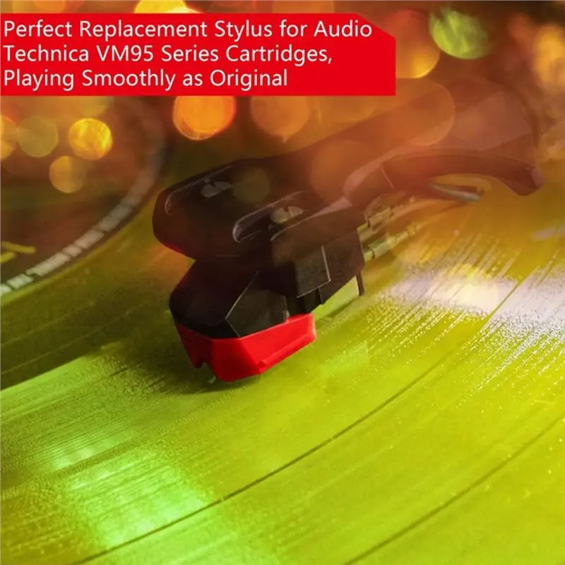 Фото Снижение цены! Запасной комплект игл для проигрывателей Audio-Technica AT-VMN95E, совместимый с моделями серии VM95: VMN95E, 95EN, 95ML, 95SH, 95SP, 95C, ATLP120. №5