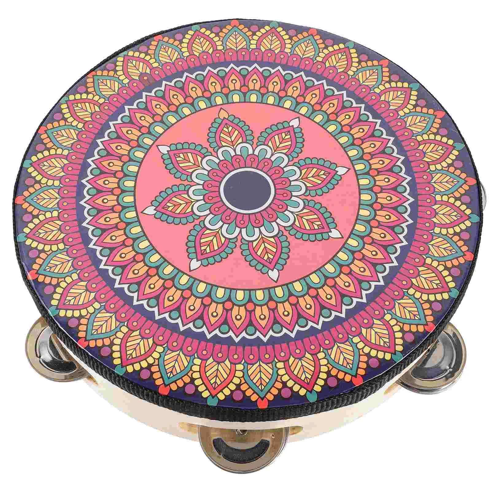 

Tambourine Professional Percussion Church Bohemian Tambourines Kids Instruments Christian dance