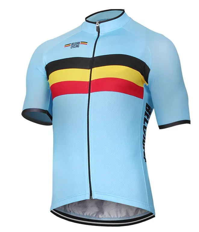 

2018 BELGIUM NATIONAL TEAM SHORT ONLY SLEEVE CYCLING JERSEY SUMMER CYCLING WEAR ROPA CICLISMO WITH POWER BAND SIZE XS-4XL