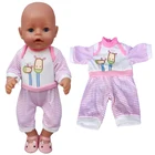 Кукольная рубашка с шапкой, 43 см