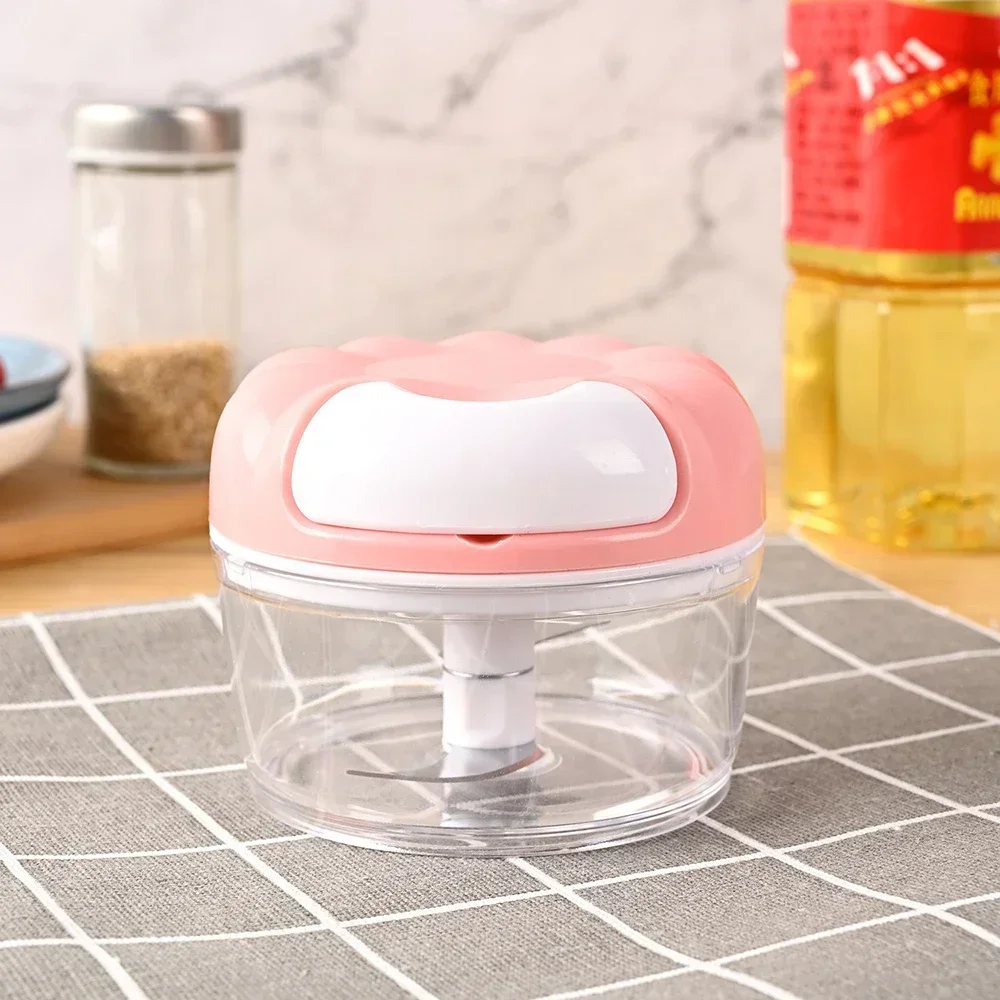 1 шт., мини-кухонный удобный толкатель для чеснока, бытовой ручной измельчитель для чеснока, перца чили