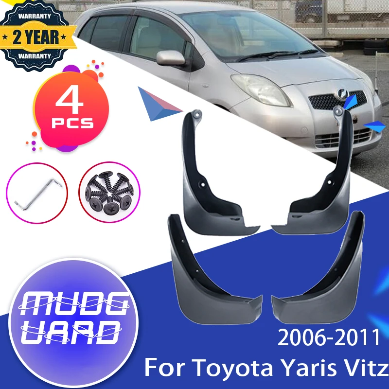 

Аксессуары для Toyota Yaris Vitz 2006 ~ 2011 XP90 Брызговики, брызговики, Аксессуары для автомобилей 2007 2008