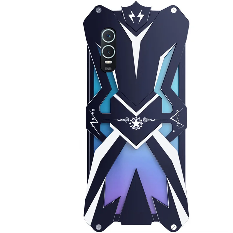Original Zimon Luxury Thor Heavy Duty Armor Metal Aluminum Mobile Phone Case For Vivo Y32 Y32t Y33 Y55 Y77 Y76 Y73t Y76s Cover