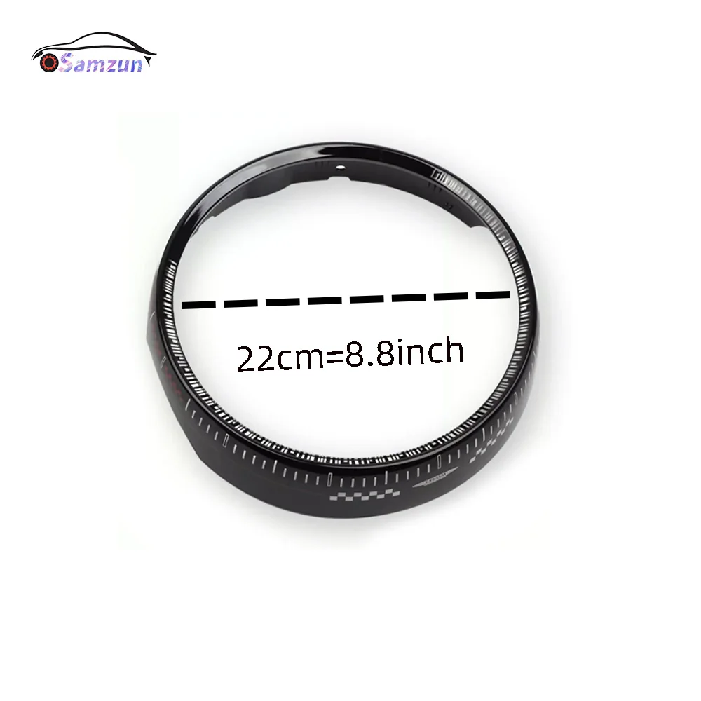 

Декоративная рамка для экрана автомобильной центральной консоли, чехол для навигации для MINI Cooper F55 F56 F57 2014- 2023 6,5 дюймов 8,8, автомобильные аксессуары