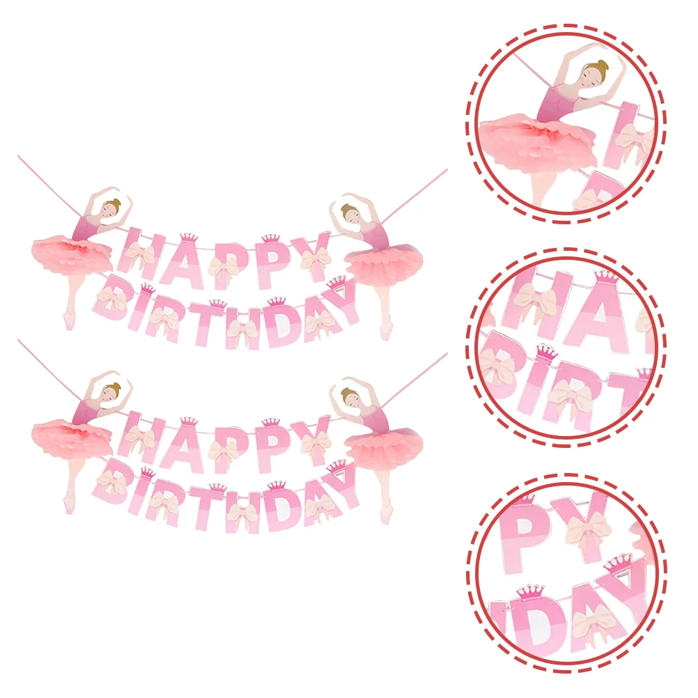 2 шт. Lahua день рождения DIY украшения для балетной вечеринки танцевальная балерина