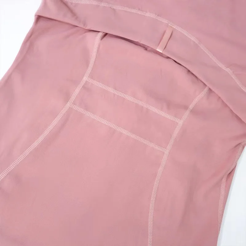 luluwomen Slim Jacket with Logo  Fitness Autumn Solid Breathable Workout Gym Coat Running Sport Sweatshirts Zipper Tight Tops