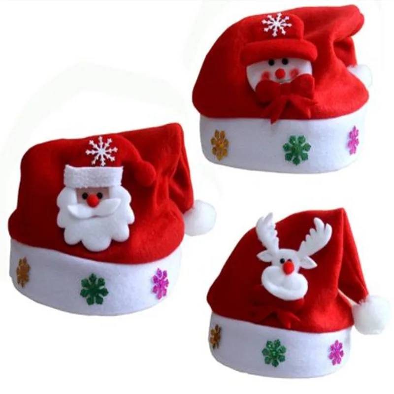 New luminous Christmas hat Christmas gift family suits the cap 2 adult children