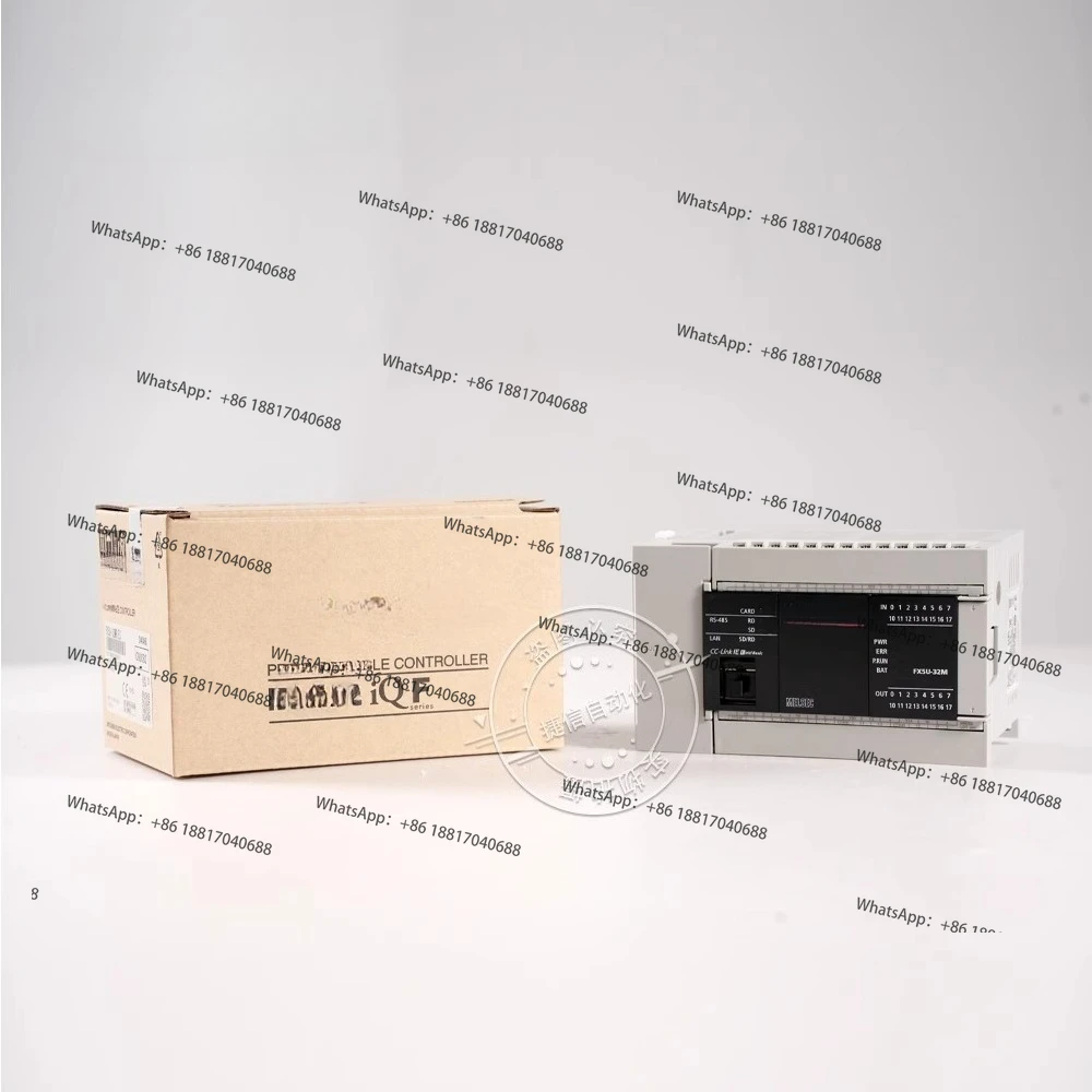 Фото Новый оригинальный программируемый контроллер ПЛК FX5U-32MT 64MT FX5U-80MT/MR/ES №3
