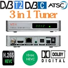 GTMEDIA New V7 TT ATSC-V DVB-C DVB-T2 спутниковый ТВ-приемник от TT PRO Поддержка H.265 HEVC 10Bit тюнер TDT ТВ-приставка DVB T2