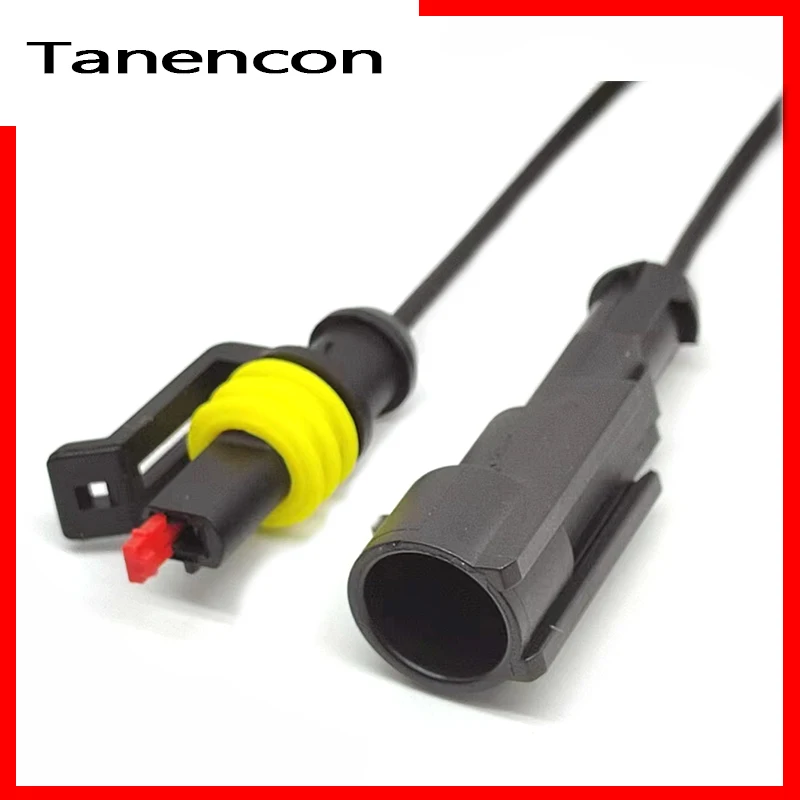 

1 Pin AMP Tyco Super Sealed Electrical Wire Automotive Connector Male Female Car Waterproof Plug Kit 282079-1 282103-1