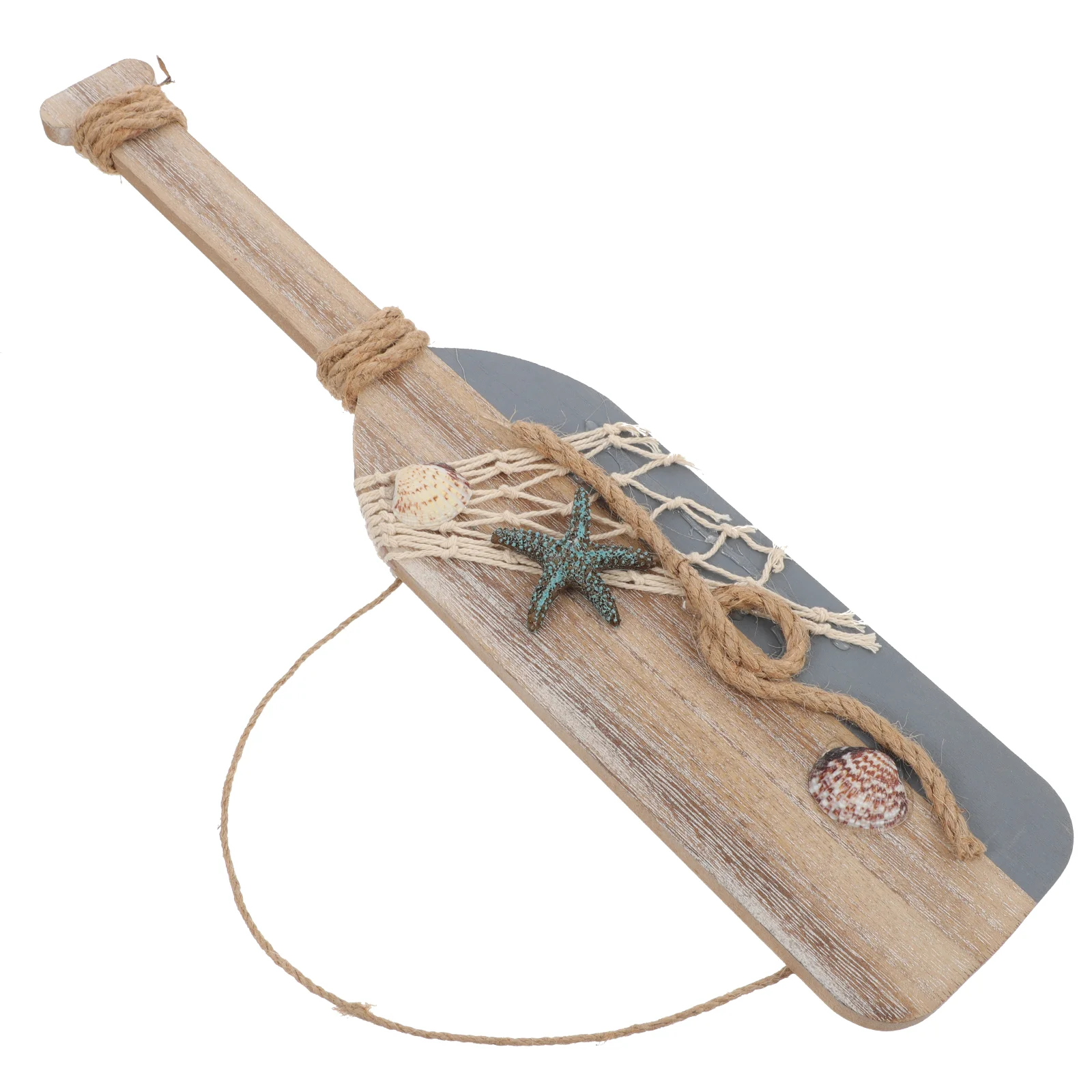 

Mediterranean Paddle Wall Wood Oar Pendant Decoration Style Hanging Wooden Home