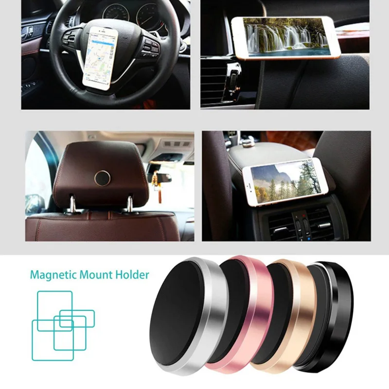 360 magnetic car phone holder stand in car for iphone 12 11 xr x pro huawei magnet mount cell mobile wall nightstand support gps free global shipping
