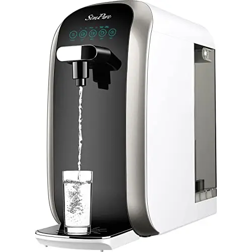 

SimPure Y7P-BW UV Countertop Reverse Osmosis Water Filtration Purification System, 4 Stage RO Water Filter