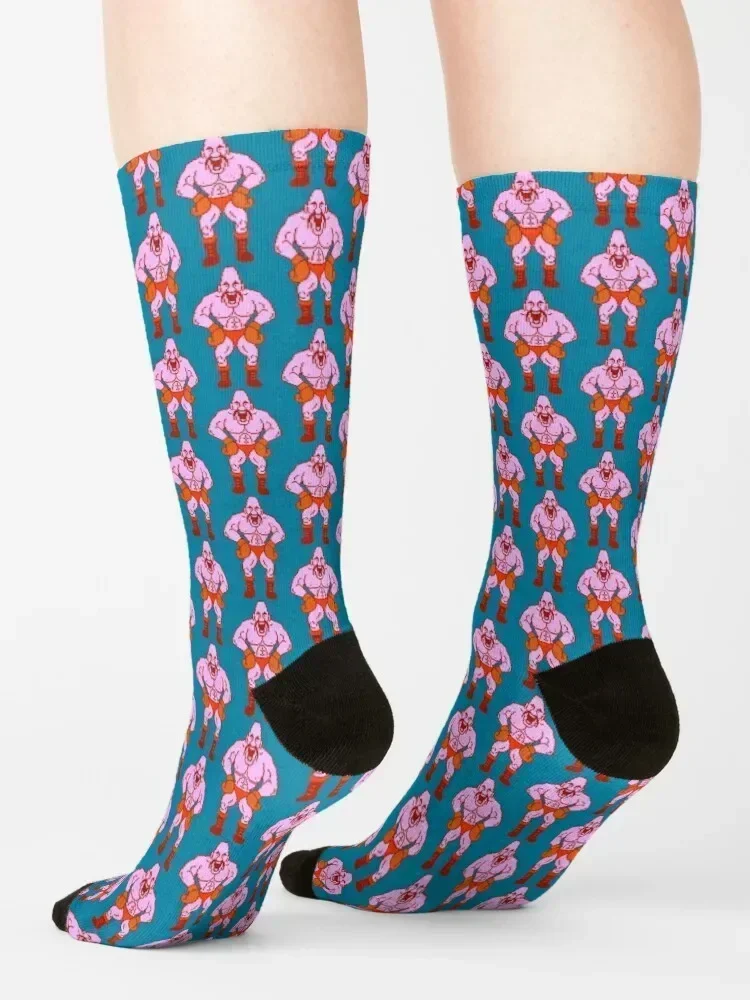 Фото Soda Popinski - Punch Out Socks, ретро носки с подогревом, мужские хлопковые носки высокого качества для гольфа, женские и мужские №4
