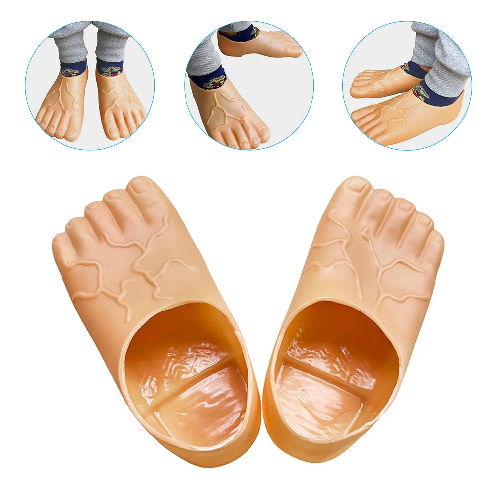 

Giant Shoe Covers Cosplay Outfits Feet Slipper Props Masquerade Parties Supplies Large Party Plastic Costume Slippers Halloween