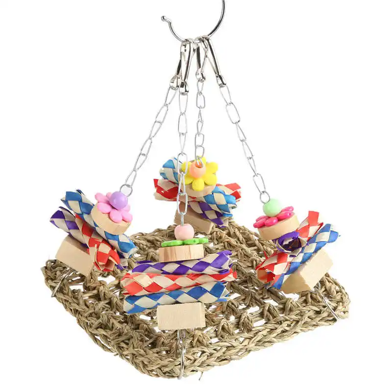 

Коврик для птиц, морских водорослей, снимает скуку, игрушки для попугаев