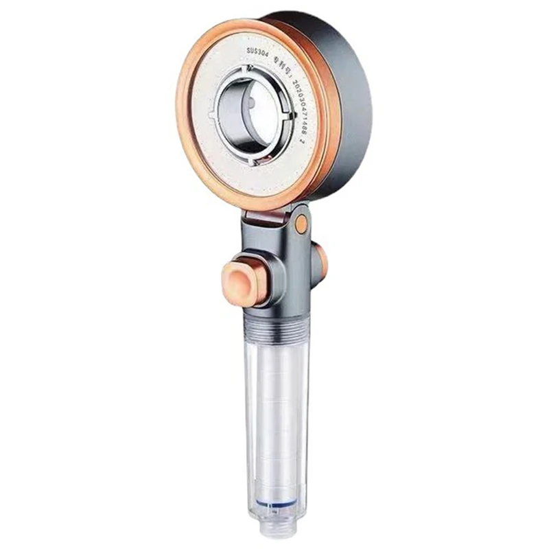 

Shower Head Shower Head Water-Saving Double-Sided High Pressure Hand Shower With 1.5 M Hose With Filter, 3 Jet Types