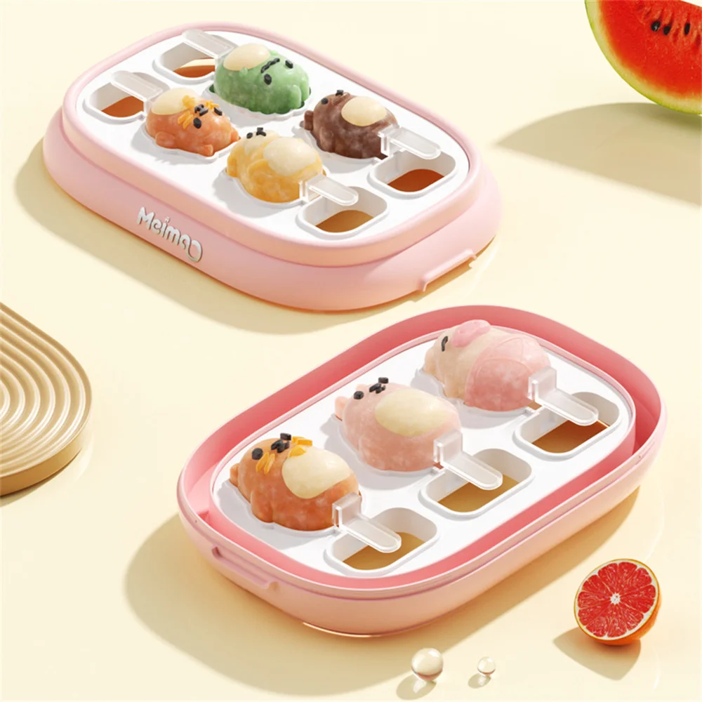 

Ice Cream Mold Durable Moe Fun Color Matching Play New Tricks Double-layer Design Upper And Lower Two Layers Ice Cream Tools