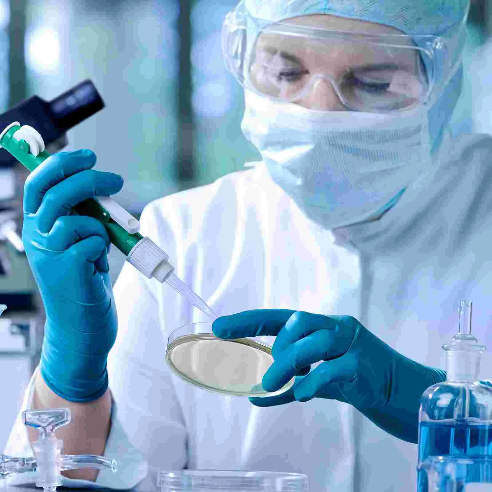 10-częściowy talerz z muszlą odżywczą Wstępnie pogrubione talerze naczynie Petriego Materiały eksperymentalne Akcesoria laboratoryjne dla