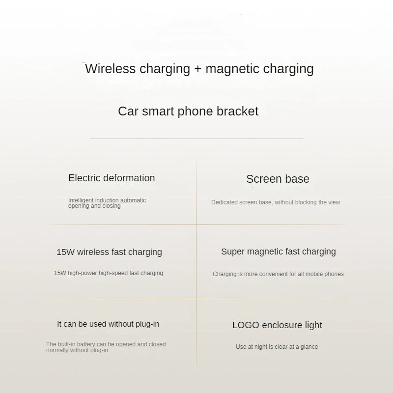 Автомобильный держатель для телефона Trumpchi GS3 2023 беспроводное зарядное