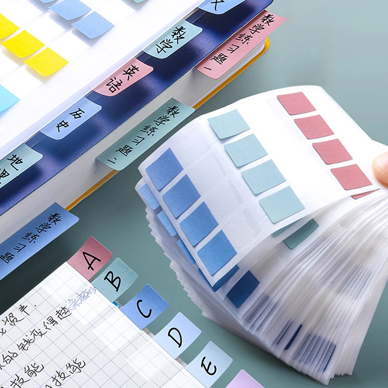 

30/60/120PCS Index Sticky Notes Colorful Fluorescence Index Sticky Notes Memo Pads Notes Self-Adhesive Stickers