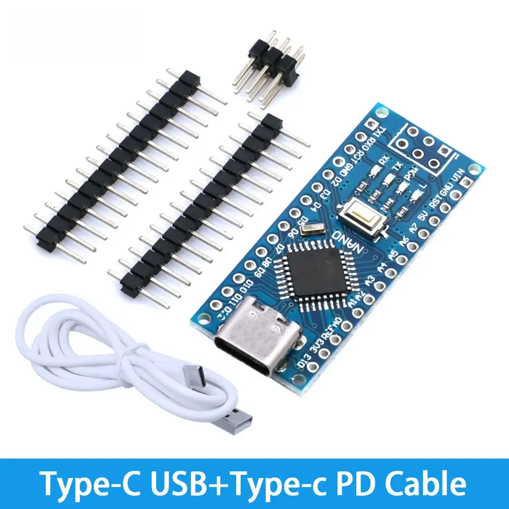 Для nano Mini / Type-C Micro USB с загрузчиком совместимым красным контроллером для Arduino CH340