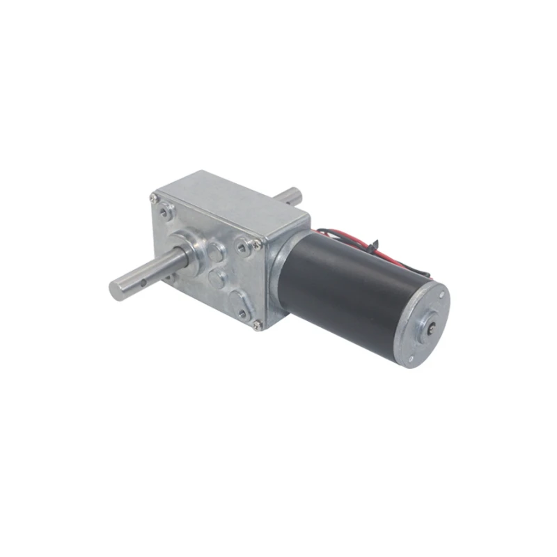

Dc 12V 24V 470Rpm High Torque Geared Motor Mini Metal Electric Gearbox Reducer Double Shaft High Torque Worm Gear Motor dc motor