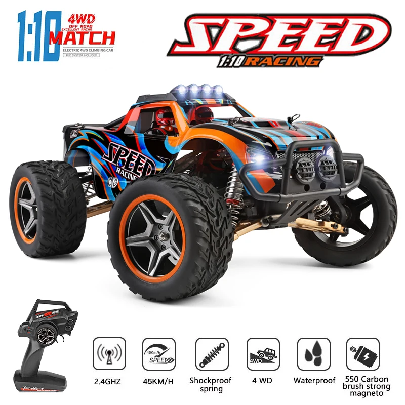 

Wltoys 104009 104019 1:10 2,4G гоночный автомобиль с дистанционным управлением 45 км/ч или 50 км/ч 4WD большой сплав Электрический пульт дистанционного управления