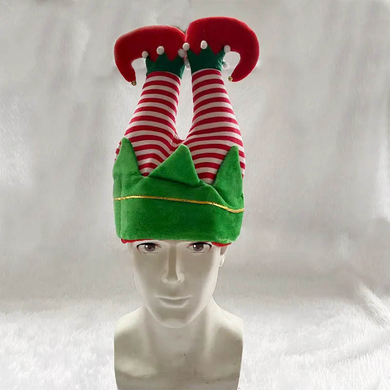 

Christmas Decorations Santa Hat Red Pants Hat Adult Children Clown Hat Santa Hat Party Gifts