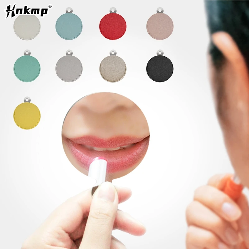 1 шт. круглое зеркало для макияжа из нержавеющей стали косметическое компактное и